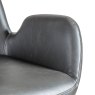 Aldiss Own Faraday Swivel Chair in Charcoal Fabric