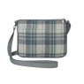 Earth Squared Tweed Applique Messenger Bag Bee And Daisy Reverse