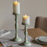 Gallery Direct Alzira Candlestick Green Lifestyle