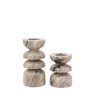 Gallery Direct Azuaga Marble Candlestick Sandstone Group Shot
