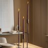 Gallery Direct Tapered Dinner Candles Espresso Lifestyle