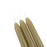 Gallery Direct Tapered Dinner Candles Olive Tip Detail