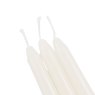 Gallery Direct Tapered Dinner Candles White Tip Detail