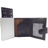 Ashwood Leather Premium Bi-fold Wallet Pop-up Card Holder Brown Inside