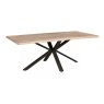 Aldiss Own Modena 2m Metal Leg Dining Table