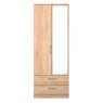 Aldiss Own Pax Tall 2 Drawer Mirror Robe