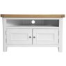 Aldiss Own Hamilton White Corner Tv Unit