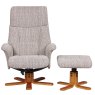 Marseille Fabric Chair & Stool Set Wheat