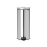 NewIcon Pedal Bin 30L Matt Steel