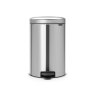 NewIcon Pedal Bin 20L Matt Steel