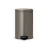 NewIcon 20L Pedal Bin Platinum