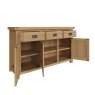 Aldiss Own Norfolk Oak 3 Door Sideboard