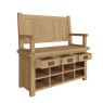 Aldiss Own Norfolk Oak Monks Bench