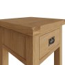 Aldiss Own Norfolk Oak Lamp Table with Drawer