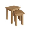 Aldiss Own Norfolk Oak Nest of 2 Tables