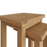 Aldiss Own Norfolk Oak Nest of 2 Tables