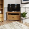 Aldiss Own Norfolk Oak Corner TV Unit