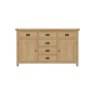 Aldiss Own Norfolk Oak 2 Door 6 Drawer Sideboad