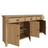 Aldiss Own Norfolk Oak 4 Door Sideboard