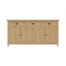 Aldiss Own Norfolk Oak 4 Door Sideboard