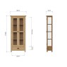 Aldiss Own Norfolk Oak Display Cabinet