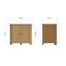 Aldiss Own Norfolk Oak Corner Cabinet