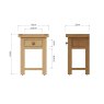 Aldiss Own Norfolk Oak Side Cabinet