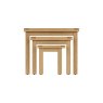 Aldiss Own Norfolk Oak Nest of 3 Tables