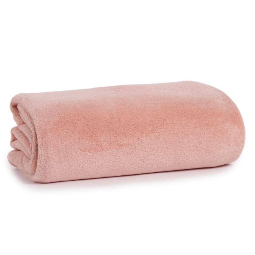 warm pink throw