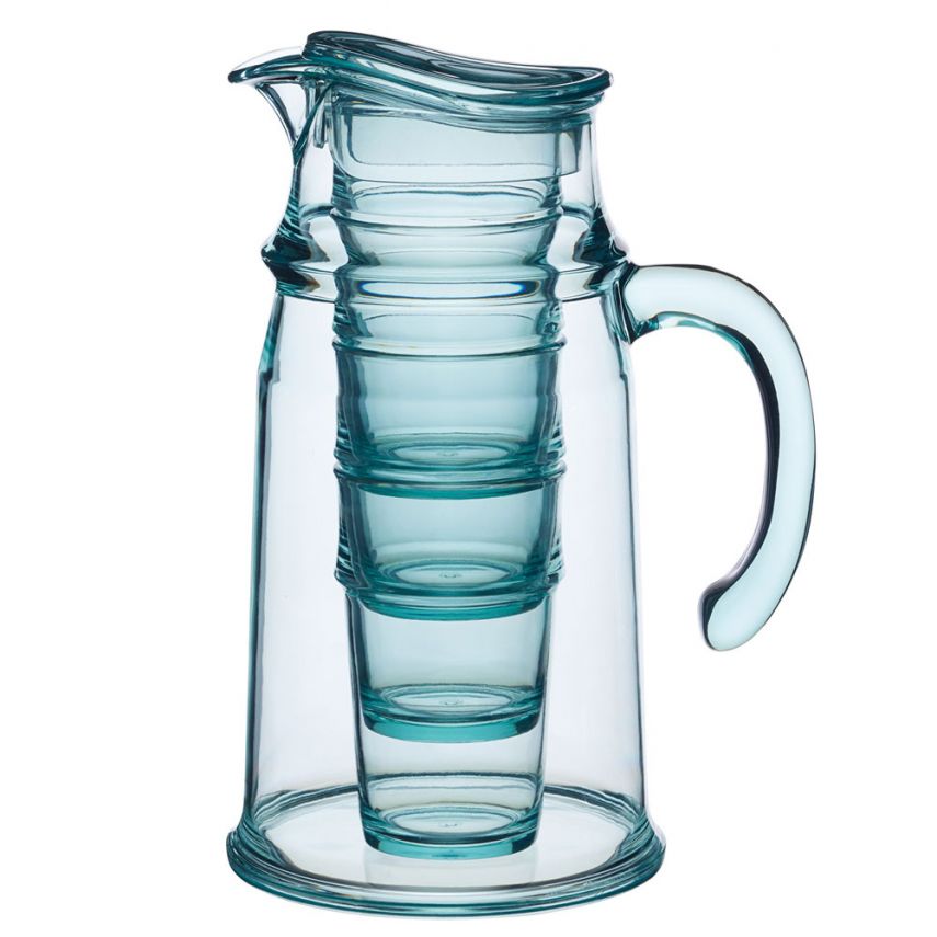 jug and glasses