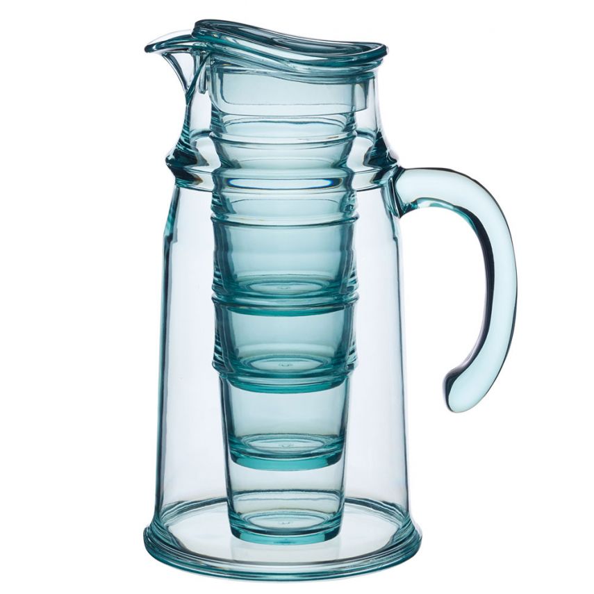 jug and glasses