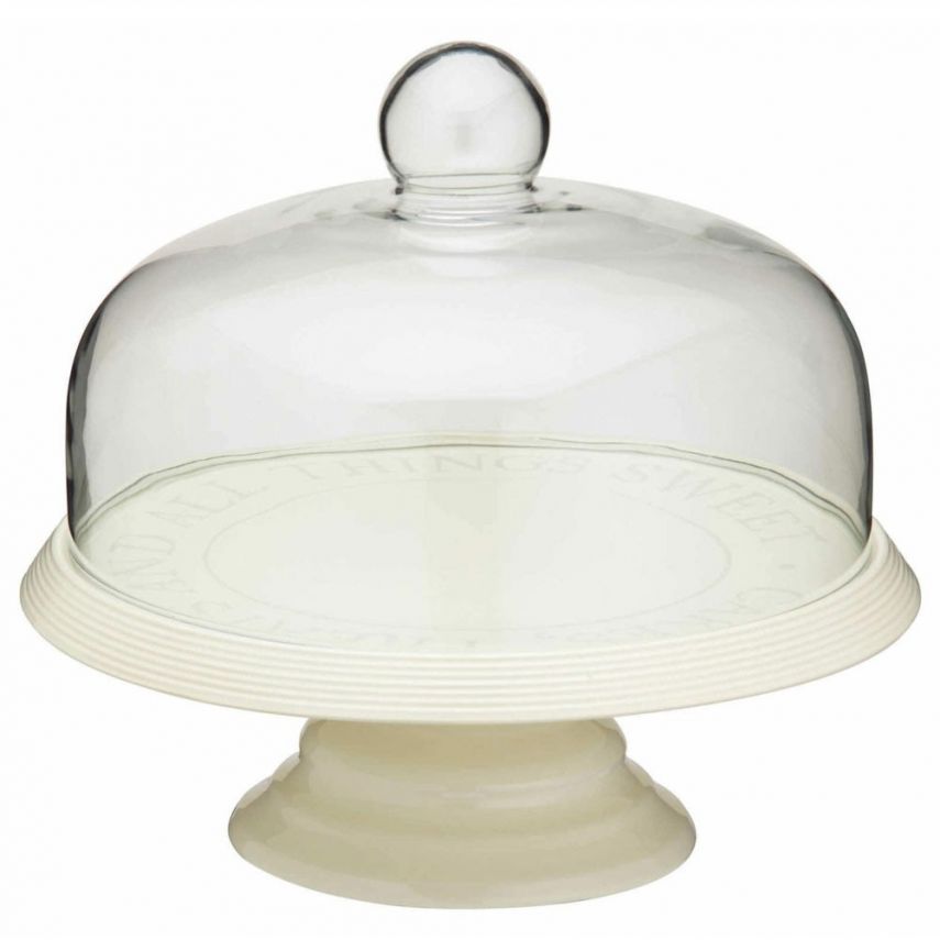 glass cake stand