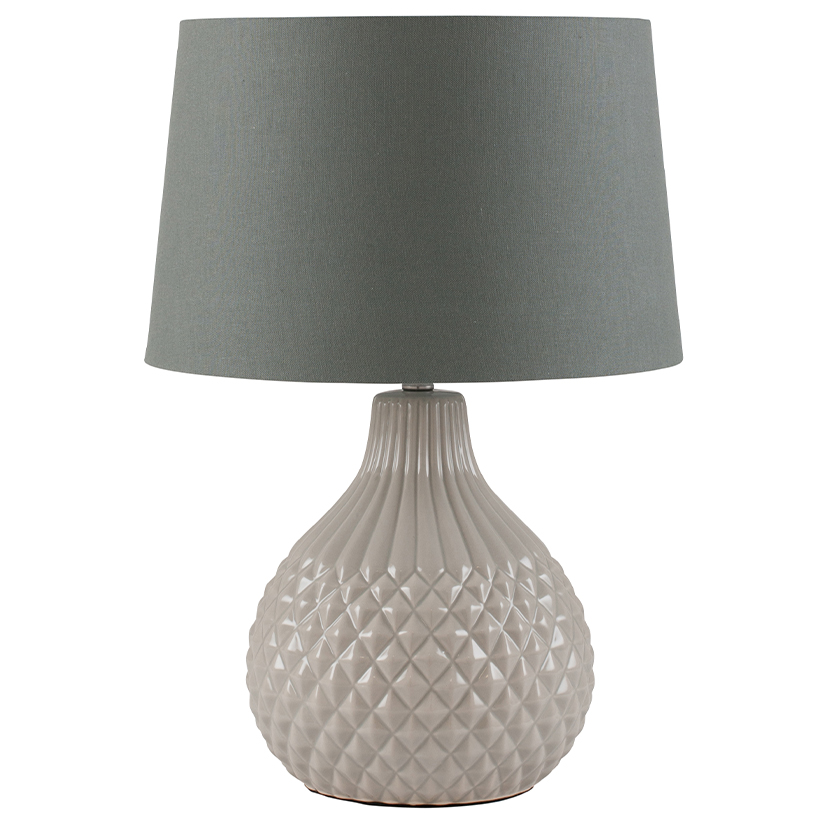 grey etched table lamp