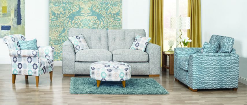 colourful sofas